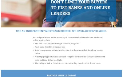 Don’t Limit Your Buyers To Just Banks And Online Lenders