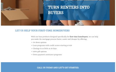 TURN RENTERS INTO BUYERS
