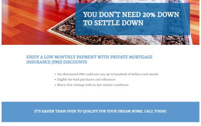 You don’t need 20% down to settle down