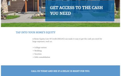 GET ACCESS TO THE CASH YOU NEED