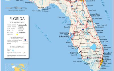 Florida Map & Major Cities
